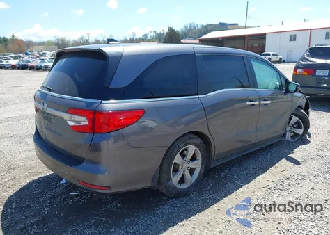 2020 Honda Odyssey Ex-L/Ex-L W/Navi Res from USA, damaged, VIN 5FNRL6H71LB069286